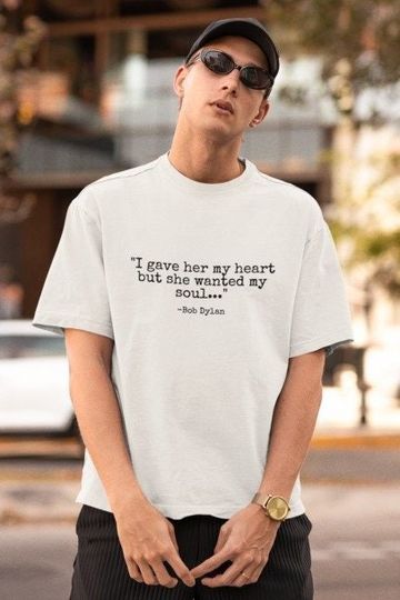 Discover Bob Dylan song lyrics T-Shirt