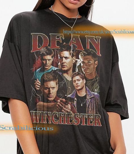 Discover DEAN WINCHESTER Vintage Unisex Shirt, Vintage Dean Winchester TShirt