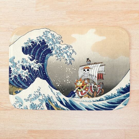 Discover Great wave Anime Manga The Sunny Bath Mat