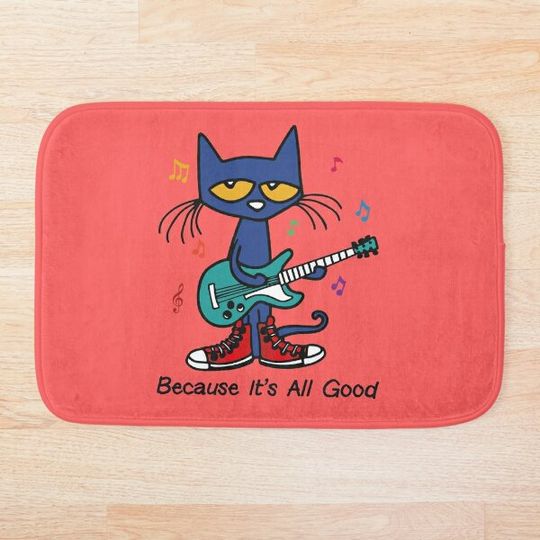 Discover Pete the cat singing Bath Mat