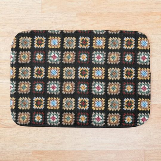 Discover Traditional vintage Granny square Bath Mat