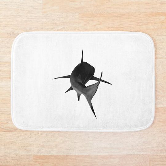Discover Great White Shark - Megalodon - Great White Shark Bath Mat