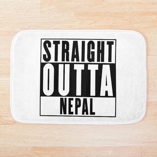 Discover Straight Outta Nepal Bath Mat