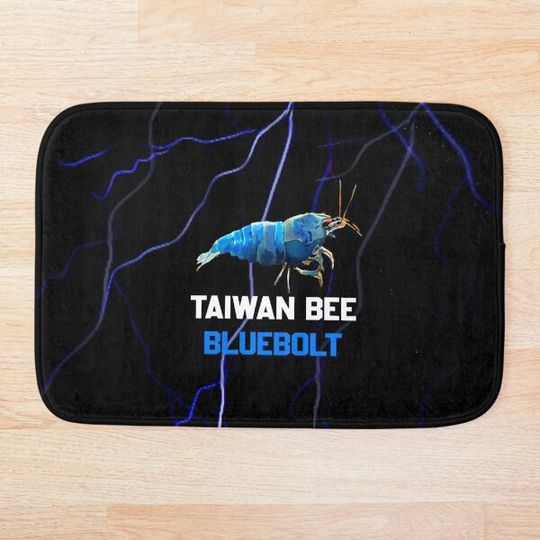 Discover Taiwan Bee Bluebolt Shrimp Shirt Bath Mat