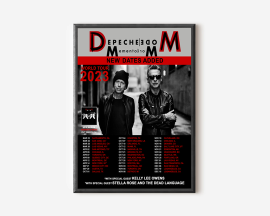 Discover Depeche Mode Tour 2023 Poster