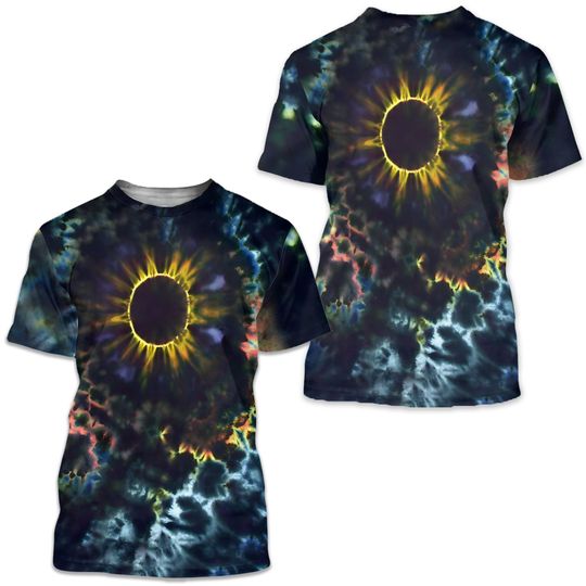 Discover Eclipse Tie Dye Choose Size S - 5X 