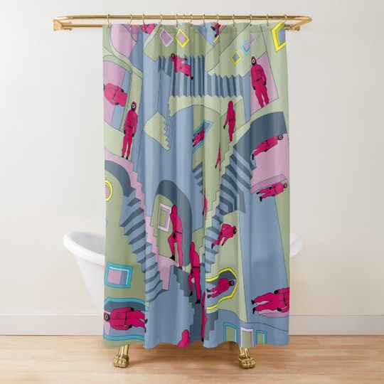 Discover Squid Cosplay - Relativity Of Perception Shower Curtain