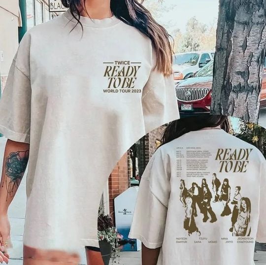 Discover Ready to be tour 2023 Twice Shirt, Twice World Tour 2023 Shirt