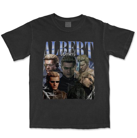Discover Vintage Albert Wesker Shirt, Resident Evil 4 Shirt