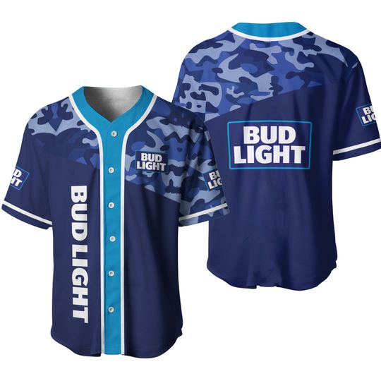 Discover Classic Camouflage Bud Light  Jersey baseball