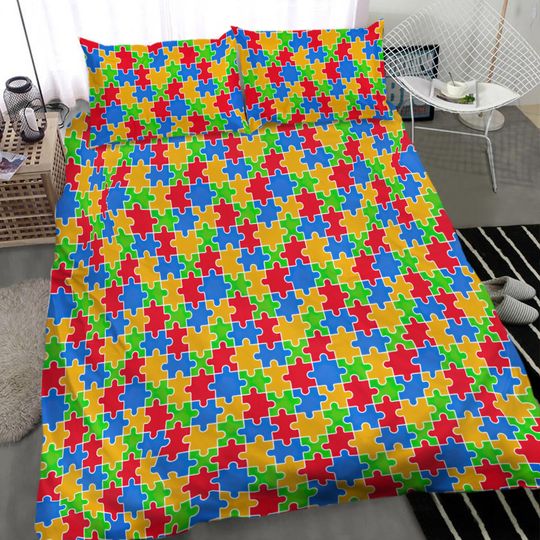 Discover Autism Bedding Sets