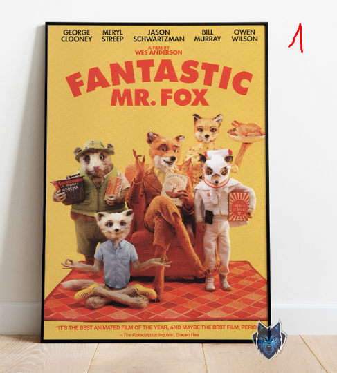Discover Fantastic Mr Fox Poster, Mrs Fox Wall Art