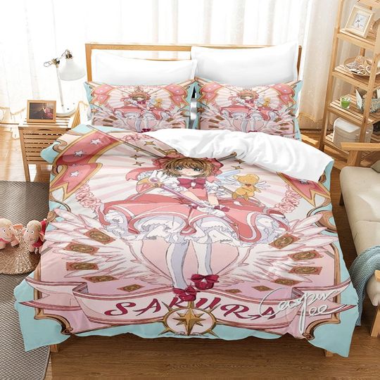 Discover 3D Printed  Cardcaptor Sakura  Bedding Duvet Cover Set