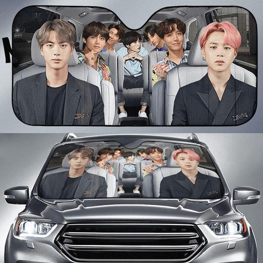 Discover Bts - Bangtan Boys Auto Sun Shade 3D All Over Print