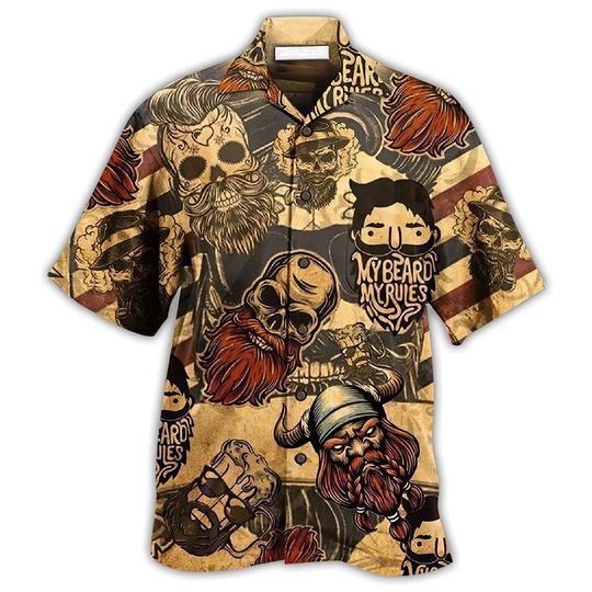 Discover Viking Warrior Life Style Hawaiian Shirts, 3D Hawaiian Aloha Shirt, Summer Beach Shirt
