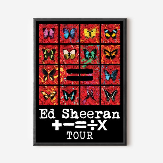 Discover EdSheeran Poster The Mathematics Tour 2023 Poste