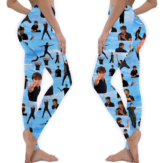 Discover Zac Efron Troy Bolton Bet On It  High School Musical Leggings