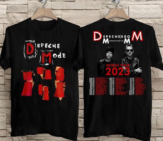 Discover Depeche Mode Memento Mori World Tour 2023 T-Shirt, Depeche Mode 2023 T-Shirt