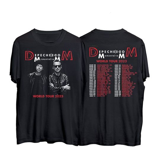 Discover Depeche Mode Memento Mori Tour Shirt