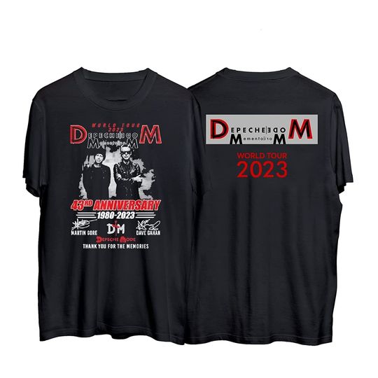 Discover Depeche Mode Concert T-Shirt