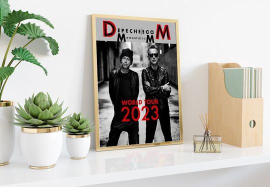 Discover Depeche Mode Poster, Depeche Mode Memento Mori World Tour 2023 Poster, Vintage Poster