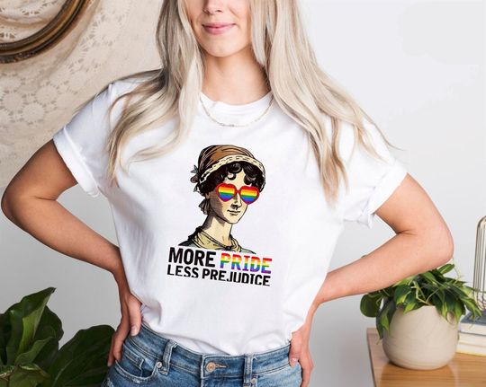 Discover More Pride Less Prejudice Lgbt Shirt, Jane Austen Shirt