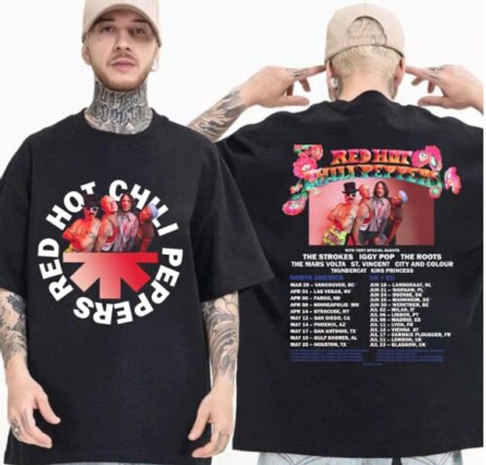 Discover Red Hot Chili Peppers 2023 Concert Shirt