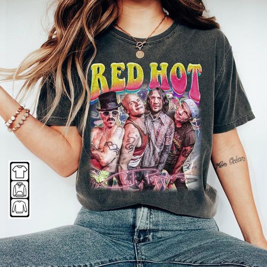 Discover Red Hot Chili Peppers Music Shirt, Red Hot Chili Peppers Vintage Tee