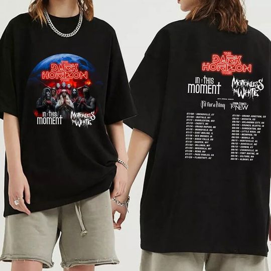 Discover The Dark Horizon Co-headline Tour With In Double Sided T-Shirts