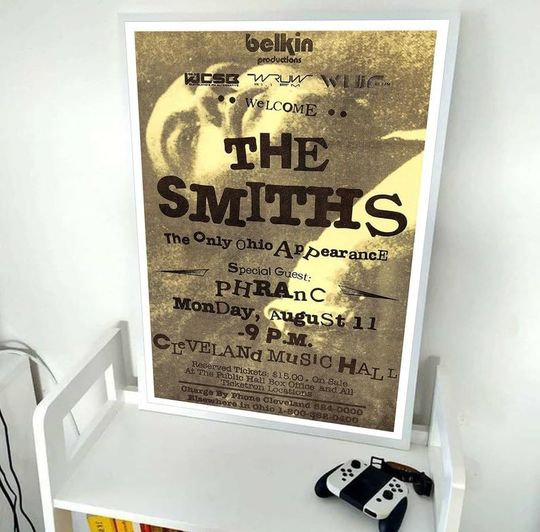 Discover The Smiths Concert Poster The Smiths Vintage Music Poster