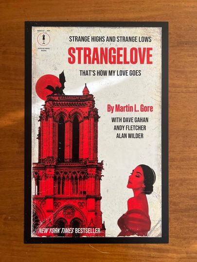 Discover Depeche Mode Strangelove Poster Depeche Mode Memento Mori World Tour 2023