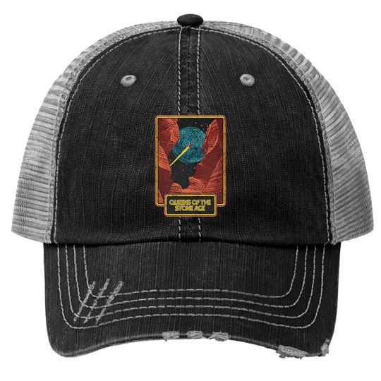 Discover Queens Of The Stone Age Print Trucker Hats: Canyon