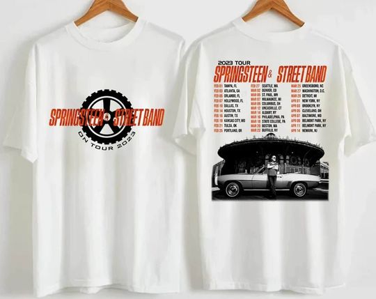 Discover Bruce Springsteen And E Street Band 2023 Tour Shirt, Springsteen Fan T-Shirt