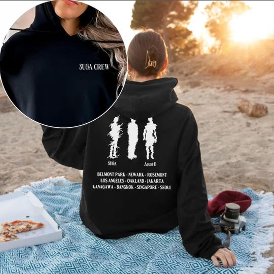 Discover Suga Crew Hoodie - Agust D Album Tour