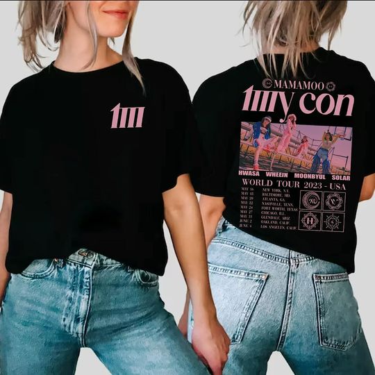 Discover Mamamoo My Con Tour 2023 T-Shirt