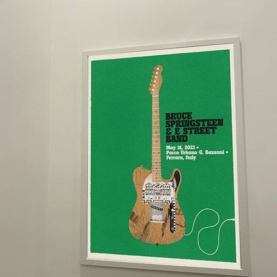 Discover May 18th Bruce Springsteen and the E-Street Band World Tour 2023 Poster