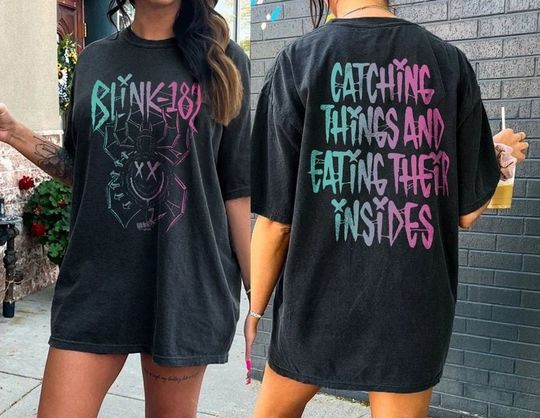 Discover Pop Punk Band , Bl!nk-182 Band 2023 tshirt, Both Sides tshirt, Bl!nk-182 World Tour Tshirt