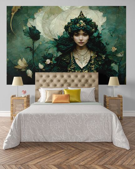 Discover Fantasy Tapestry Turkic Women Tapestry