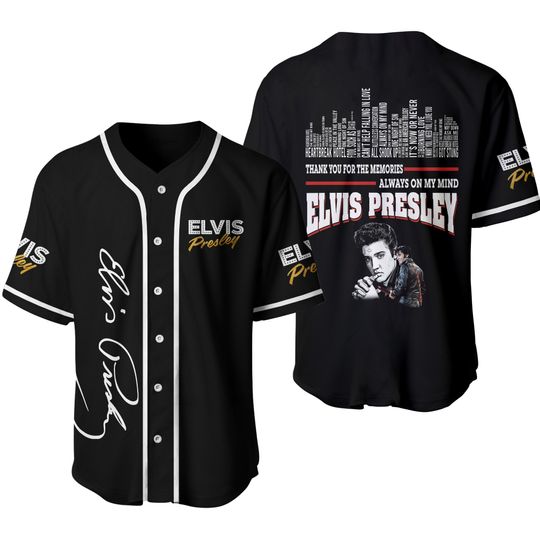 Discover Elvis Presley Baseball Jersey, Music Baseball Jersey Shirt