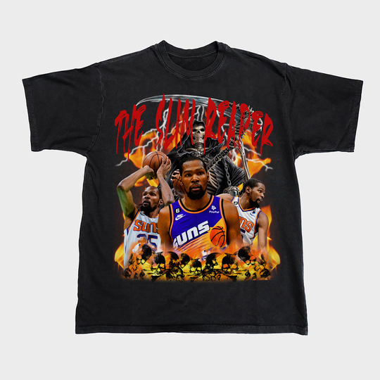 Discover Kevin Durant slim reaper Vintage style 90s rap band shirt