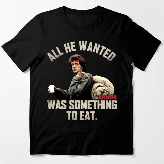Discover Rambo Something To Eat T-Shirt