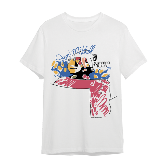 Discover Vintage Summer Tour 79 Joni Mitchell Shirt, Rock Jazz Pop Music Vintage Shirt, Joni Mitchell Merch