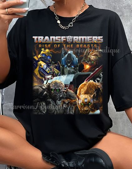 Discover Vintage Transformers Rise of the Beasts Shirt, Transformers 2023 Shirt