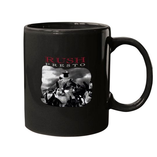 Discover Rush Mugs - Music Mugs Presto Cover 100% Vintage