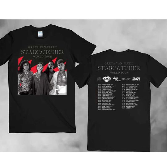 Discover 2023 Greta Van Fleet Starcatcher World Tour T-Shirt