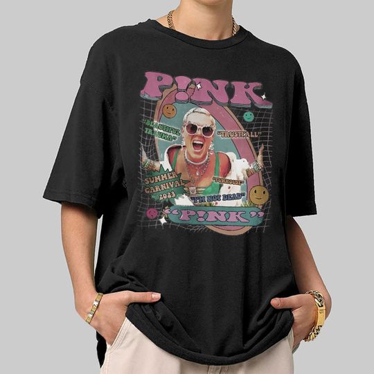 Discover Vintage Pink Music Shirt, Pink Summer Carnival Tour 2023 TOur Shirt