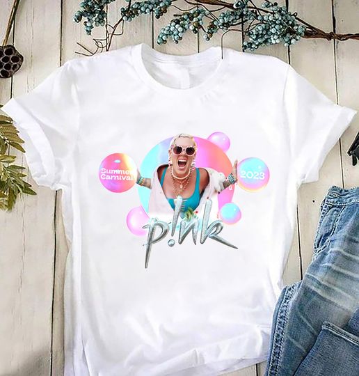Discover Pink On Tour Shirt, P!nk Summer Carnival 2023 Festival Tour Tshirt