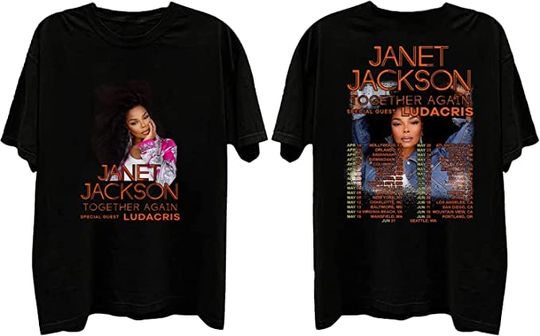 Discover Janet Jackson Shirt, Janet Jackson Together Again Tour 2023 T Shirt