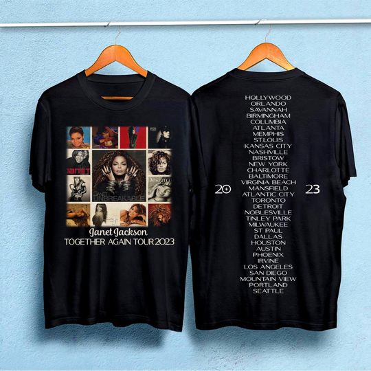 Discover Janet Jackson 2023 Tour Shirt