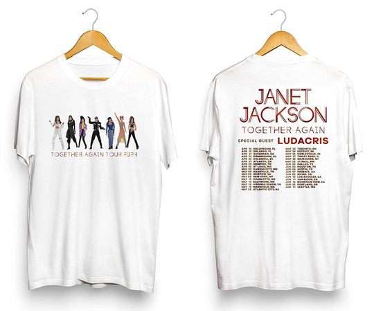 Discover Janet Jackson 2023 Tour Graphic T-Shirt